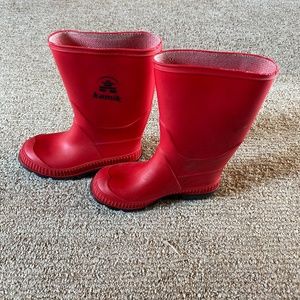 Red Kamik Rainboots